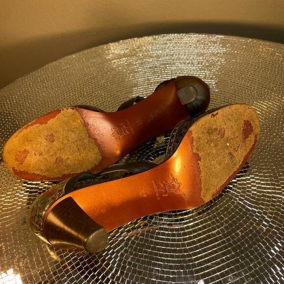 Italian kitten heel Mary Jane shoes size 37 - Picture 6 of 16